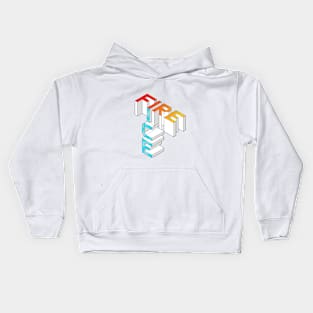 Fire and Ice Kids Hoodie